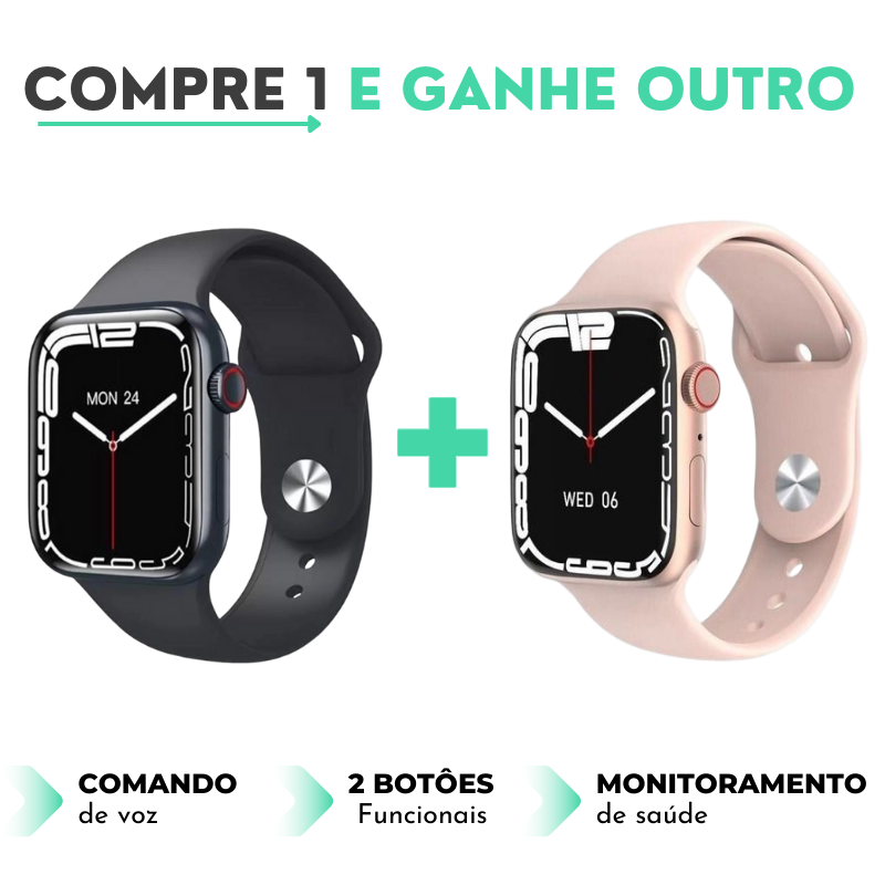 Relógio Inteligente IWO 15 SERIES 7 - COMPRE 1 LEVE 2 [LANÇAMENTO 2023]