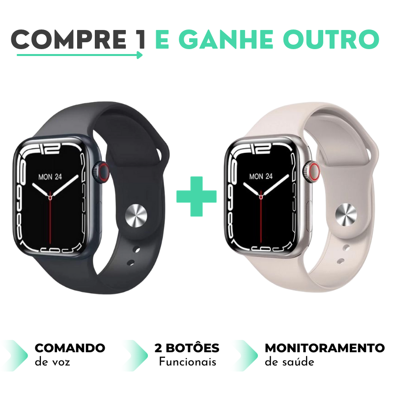 Relógio Inteligente IWO 15 SERIES 7 - COMPRE 1 LEVE 2 [LANÇAMENTO 2023]