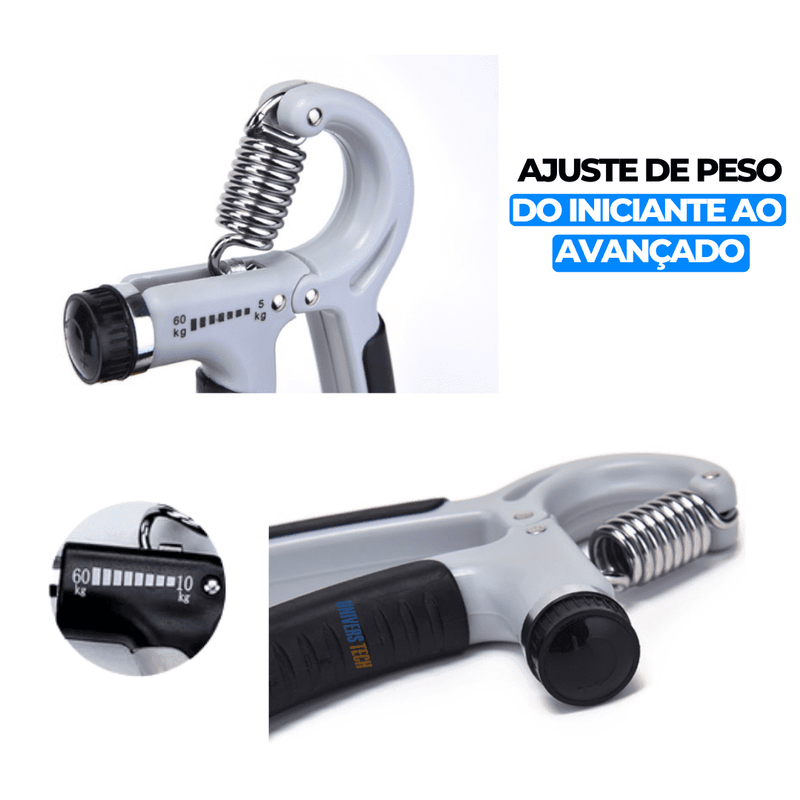 Hand Grip | Fortalecedor de Braços Resistente e Regulável 10 a 60kg - ccok