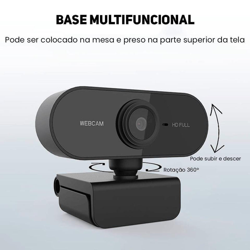 Webcam Full HD 1080p com Microfone Integrado - ccok